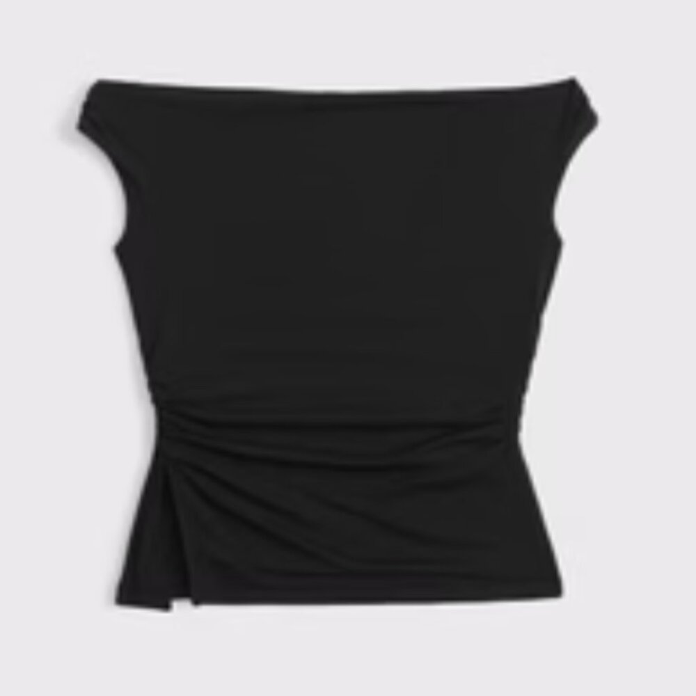 Abercrombie Draped Off-The-Shoulder Top